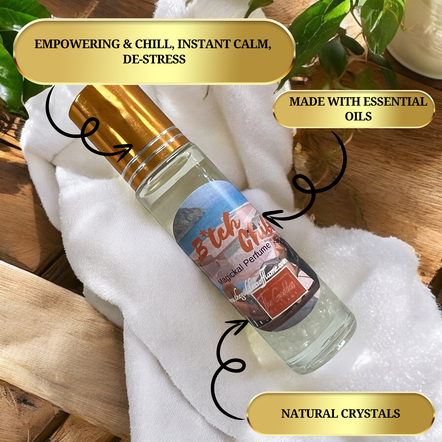 B*tch Chill oil for grounding and emotional reset