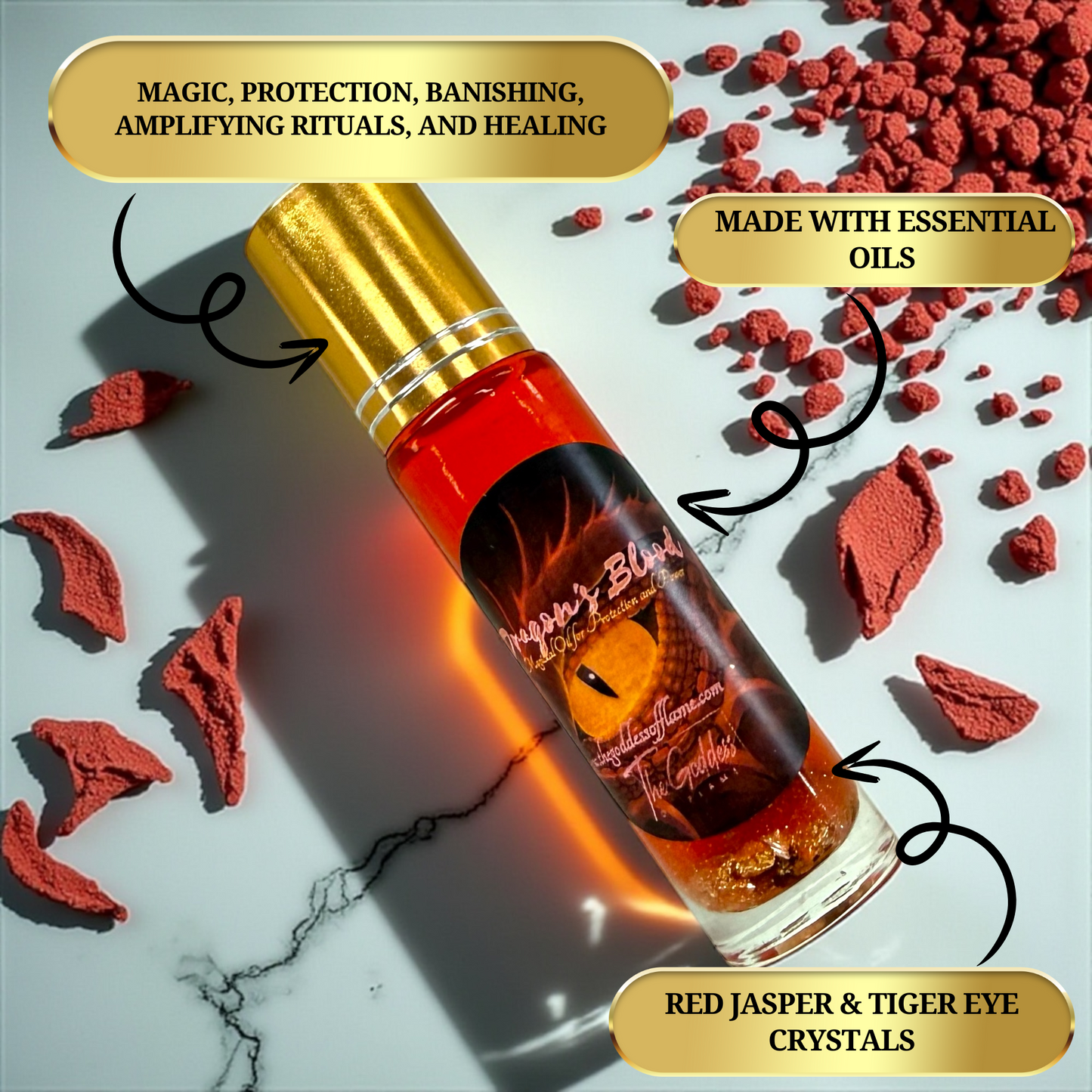 Handcrafted Dragon’s Blood Oil – Spiritual Perfume and Ritual Tool