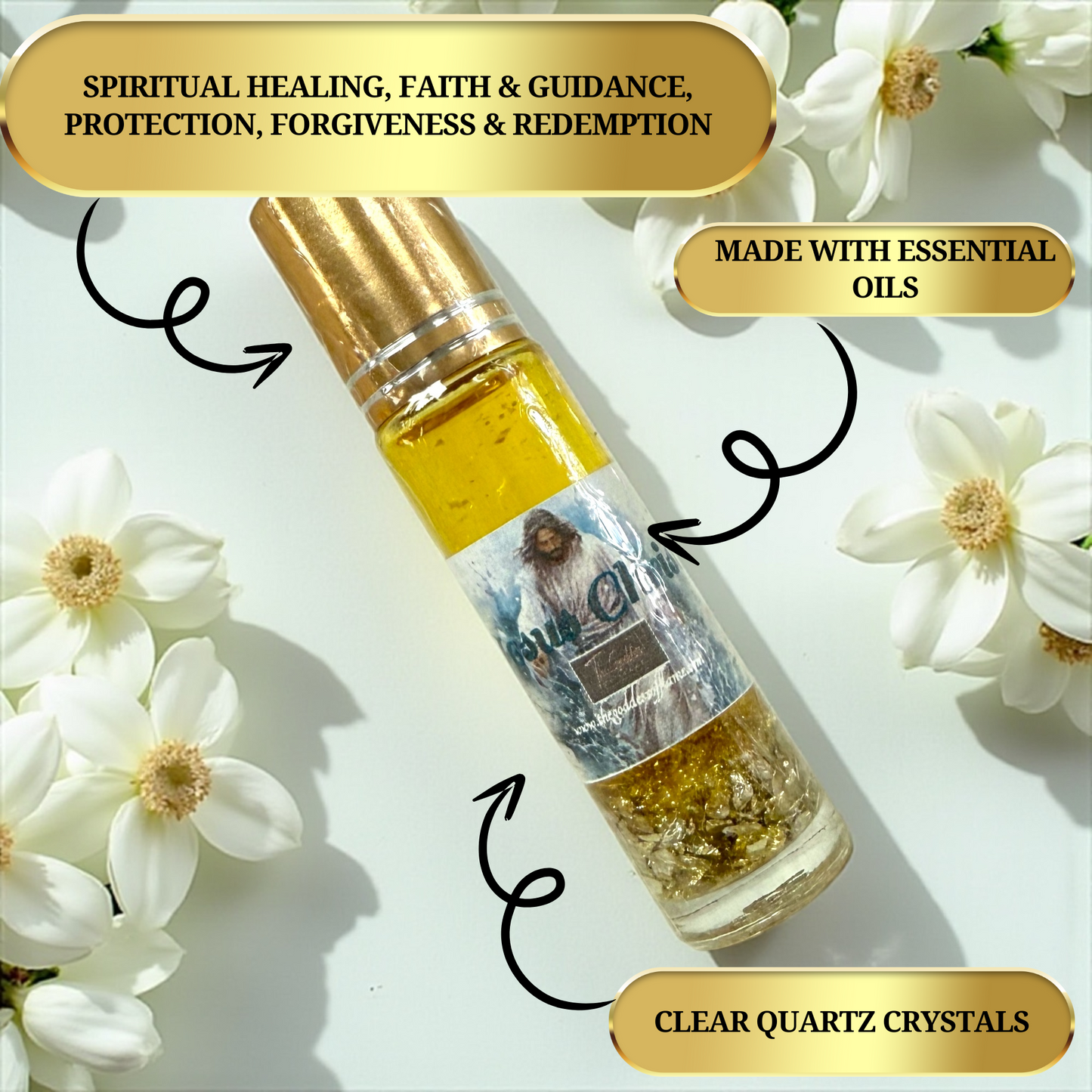 Sacred Christian Devotional Oil in Roll-On Bottle