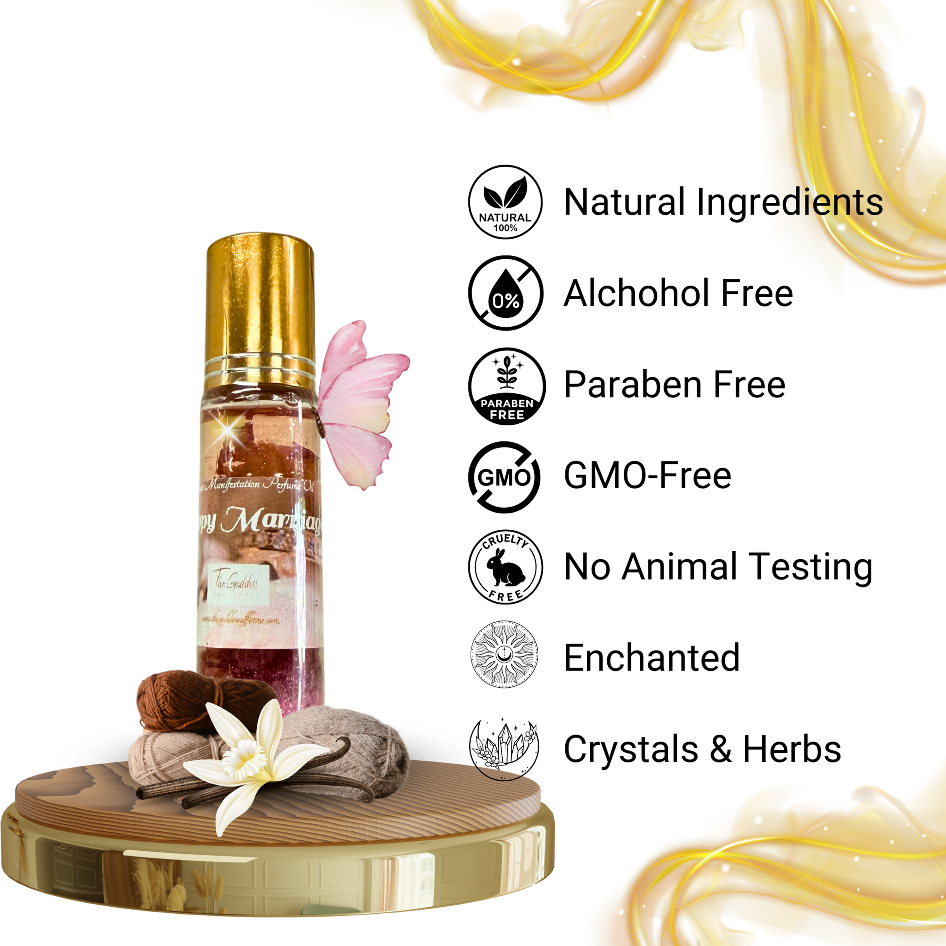 Marriage Ritual Oil – Pheromone Perfume Roll-On for Lasting Commitment
