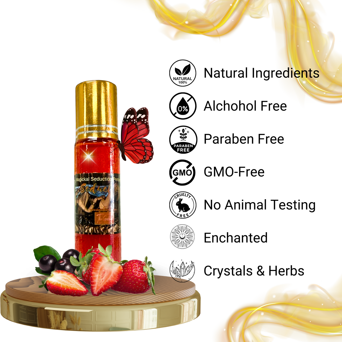 Attraction and Passion Ritual Oil – Seductress Perfume Roll-On