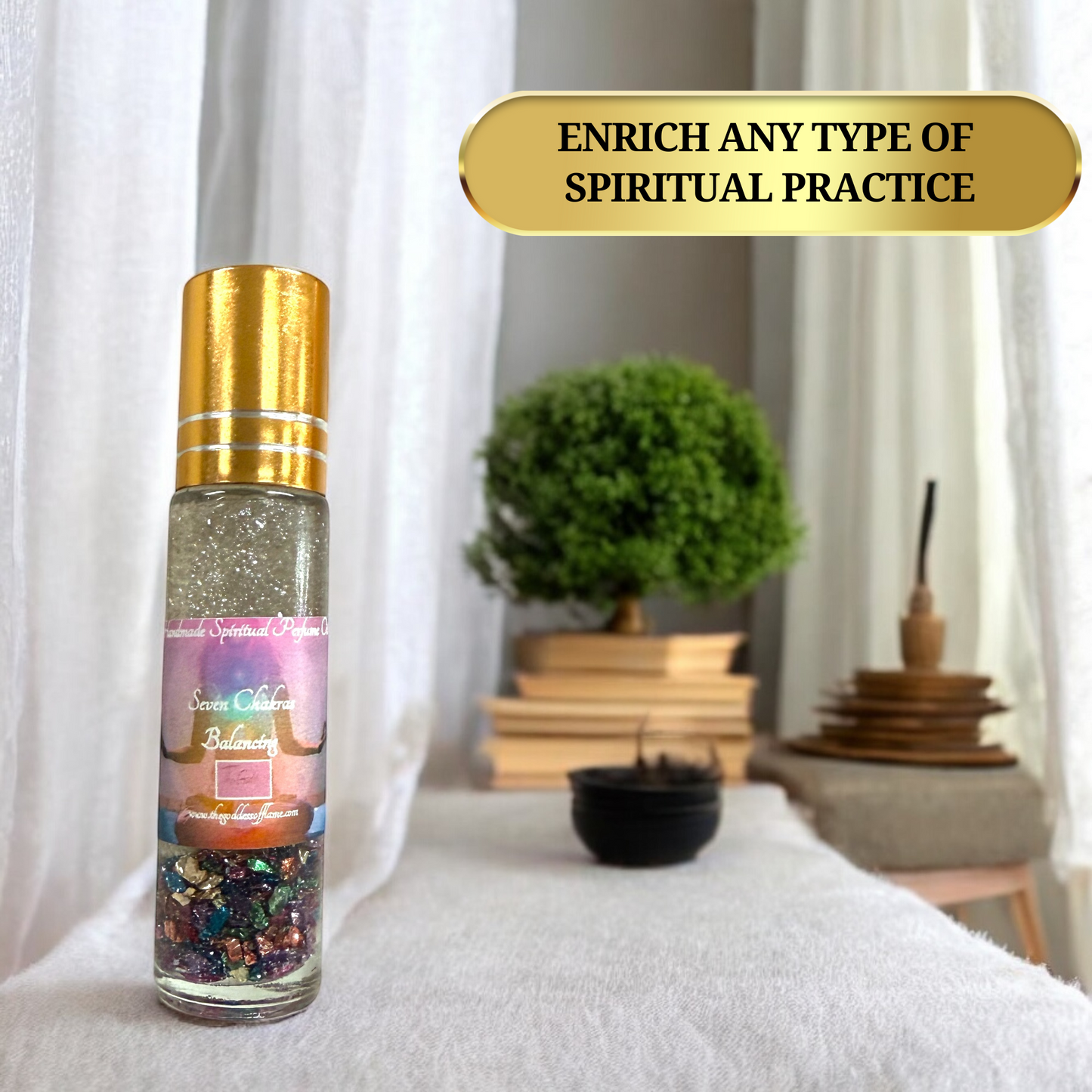 Seven Chakras Balancing Magic Roll-On Perfume Oil