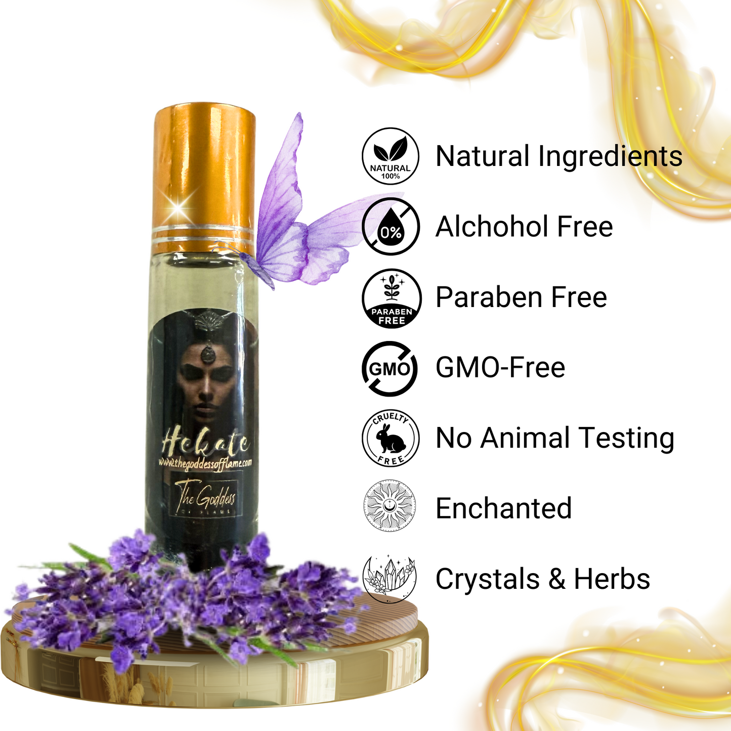 Hekate Conjuring Roll-On Perfume Oil - For protection, Boundaries and Magick