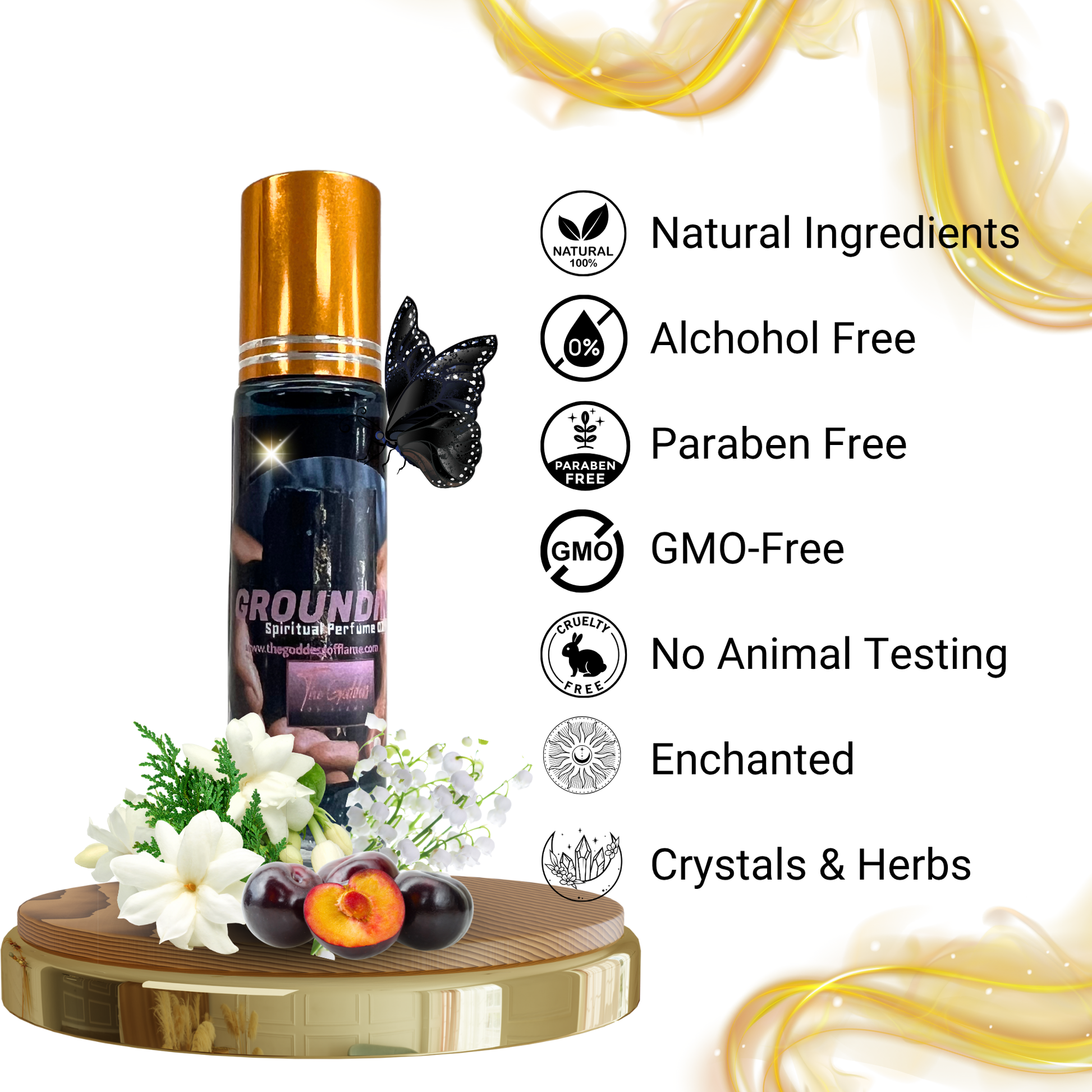 Spiritual Oil for Grounding Rituals and Chakra Healing