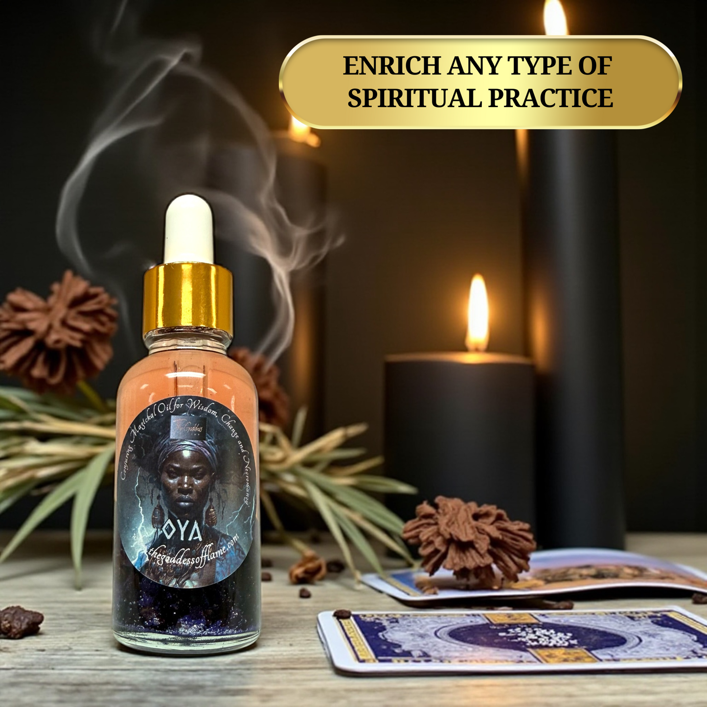 Handmade Oya spiritual oil by The Goddess Of Flame