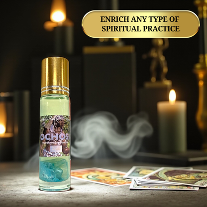 Roll-on ritual oil for clarity, focus, and divine guidance