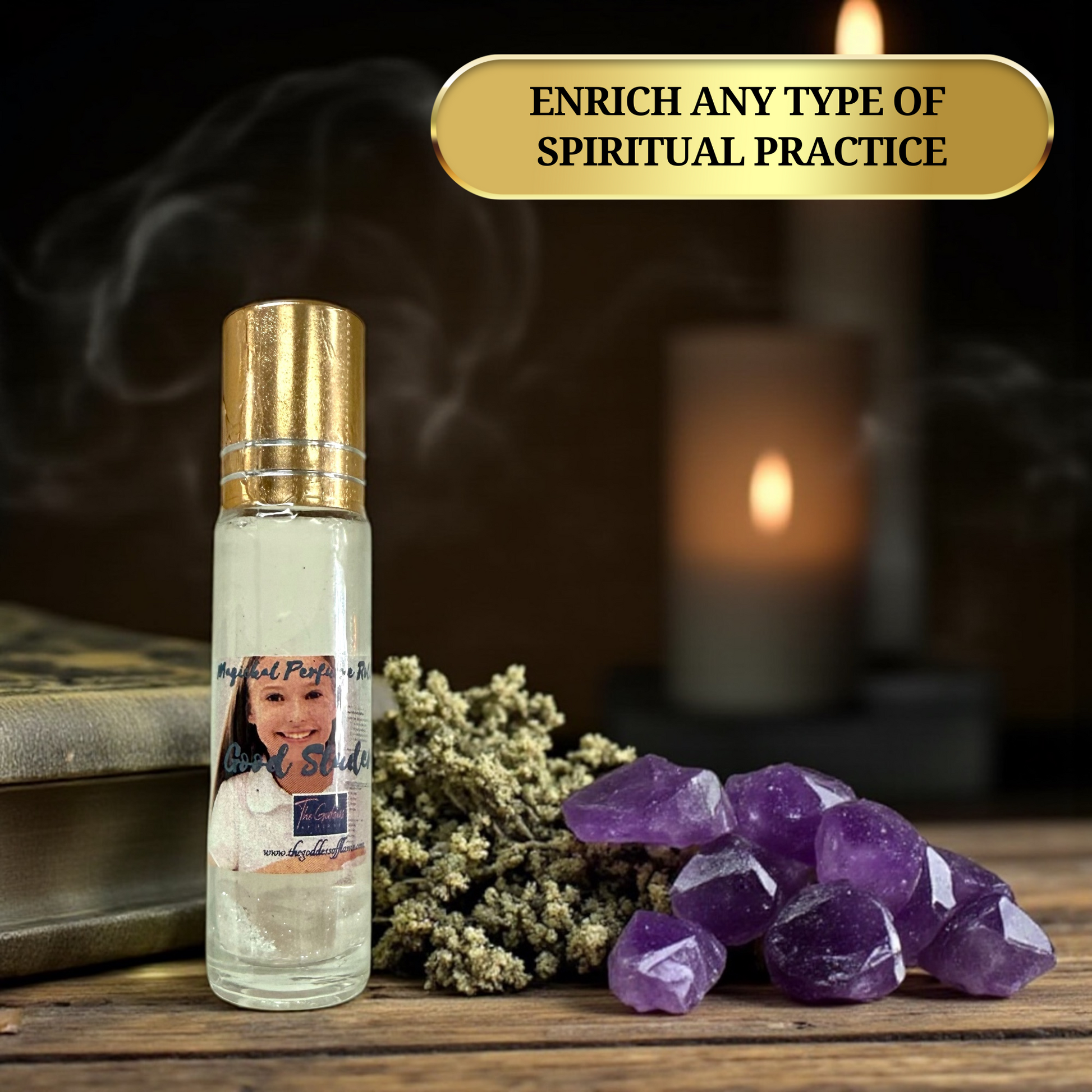 Handcrafted Good Student Oil for Hoodoo, Wiccan, Pagan, Conjure