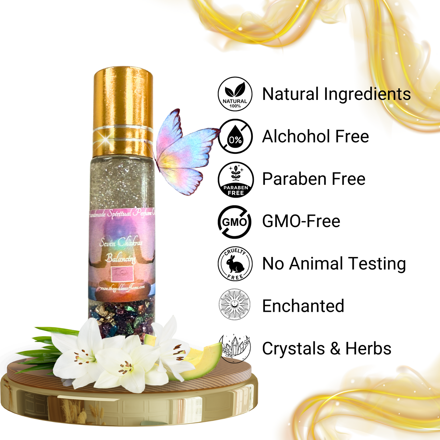 Seven Chakras Balancing Magic Roll-On Perfume Oil