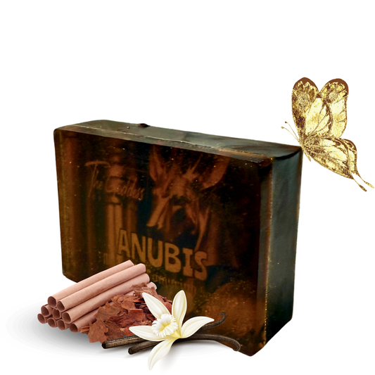 Anubis Ritual Soap Bar | Spiritual Cleansing & Protection | Egyptian God of the Afterlife Energy Bath for Transformation & Renewal