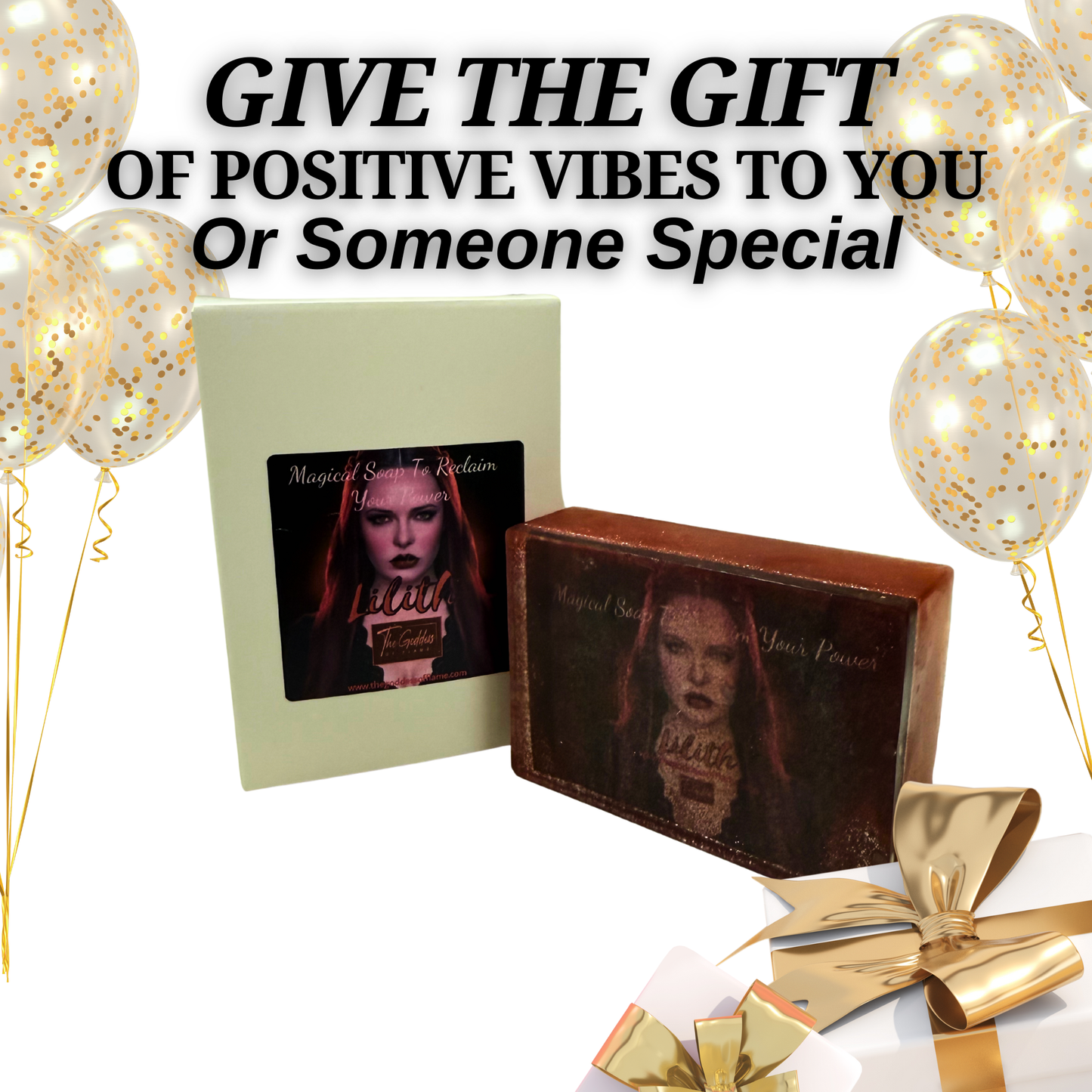 Witchcraft and Wiccan bath soap for shadow work and empowerment