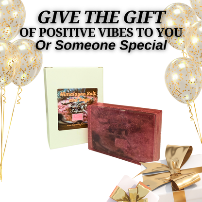 Vegan handmade Himalayan salt and sage cleansing soap