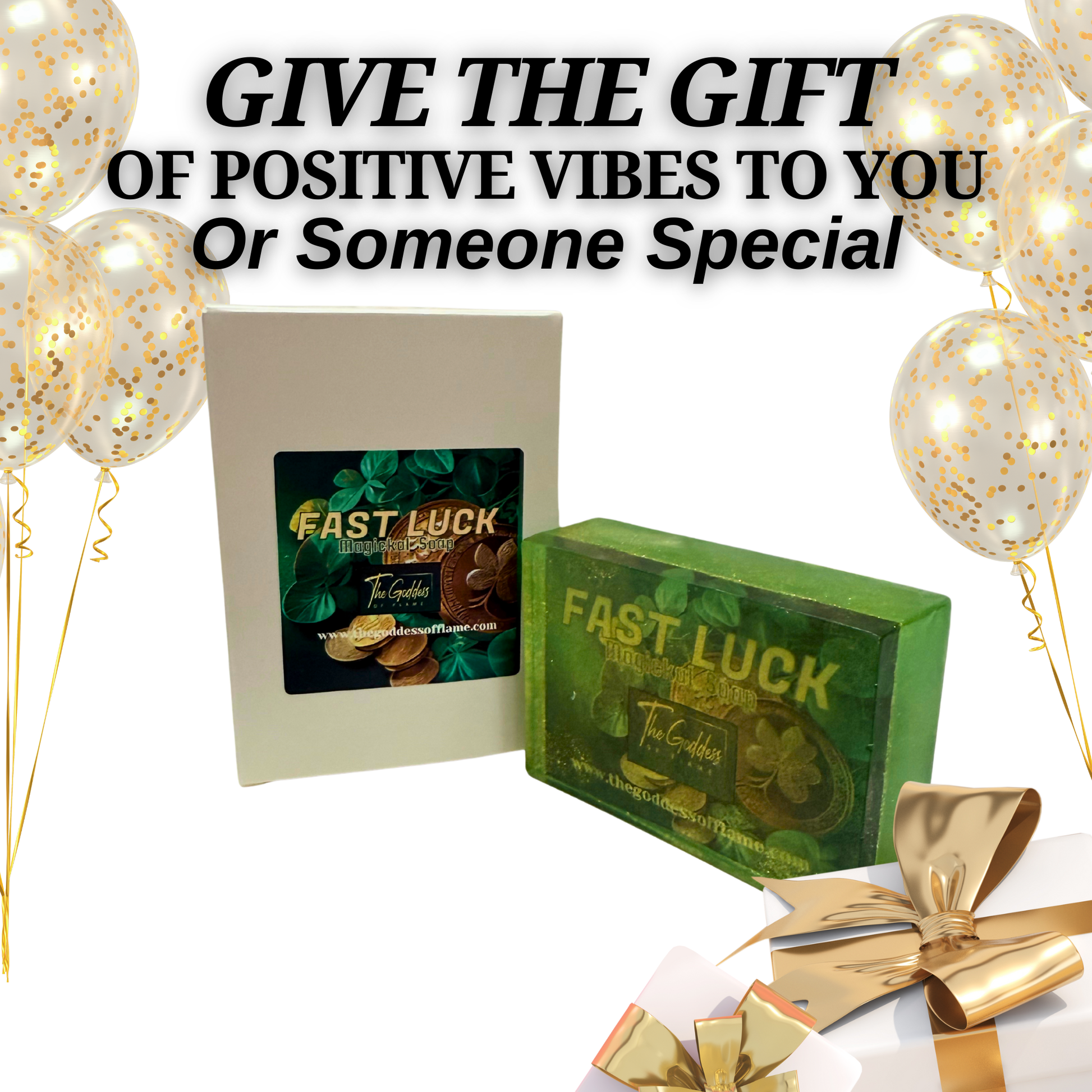 Vegan glycerin ritual soap for fast fortune