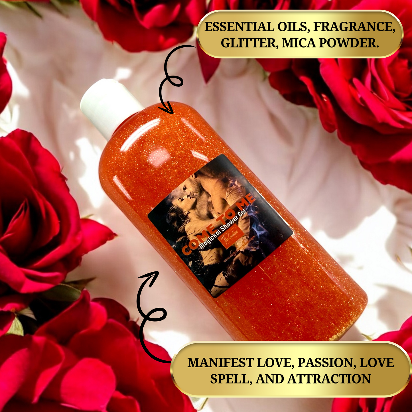 Come To Me Magic Shower Gel For Love and Passion
