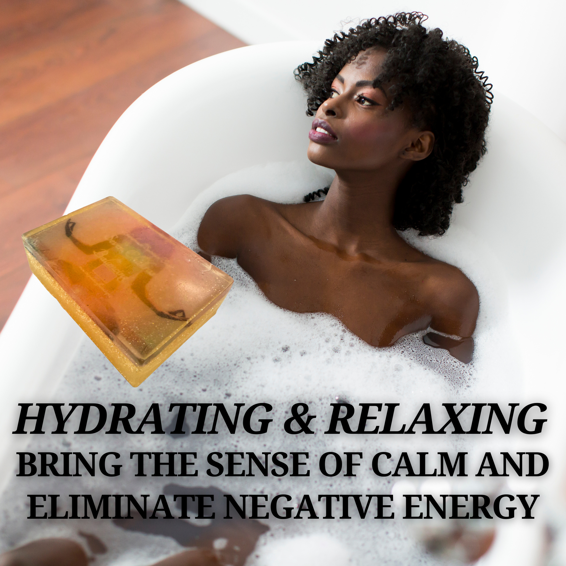 Soap bar for aura purification and chakra harmony