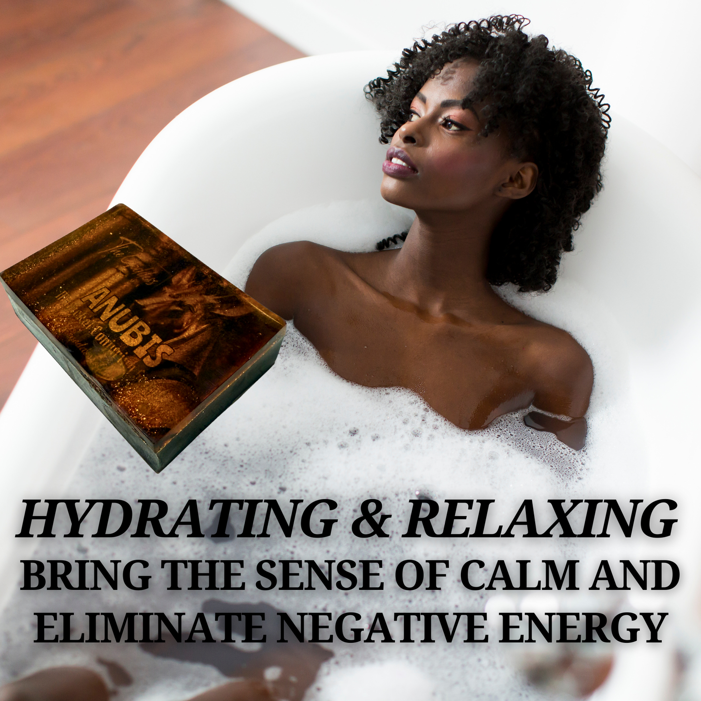 Anubis Ritual Soap Bar | Spiritual Cleansing & Protection | Egyptian God of the Afterlife Energy Bath for Transformation & Renewal