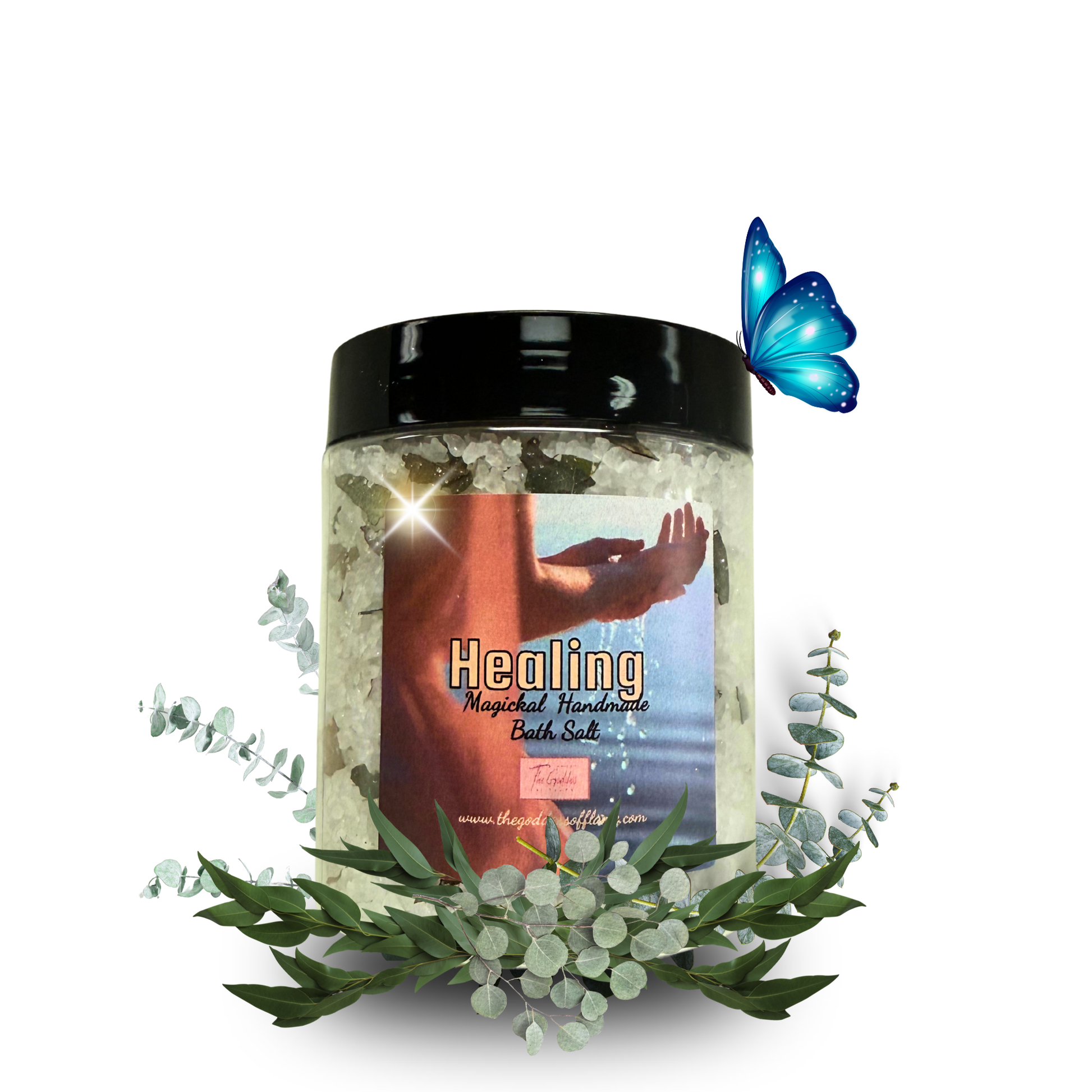 Healing Bath Salt for emotional release and energy cleansing rituals