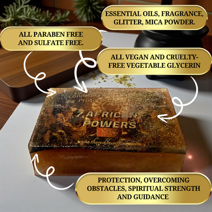 Natural coconut-soy soap for abundance and purification