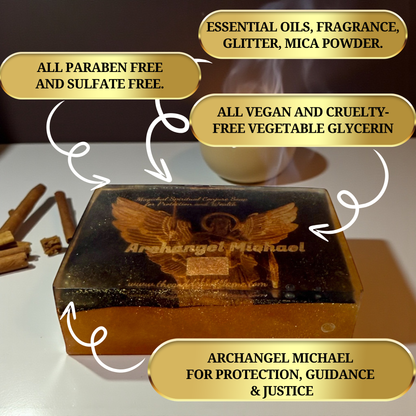 Handmade ritual soap for faith, courage, and cleansing
