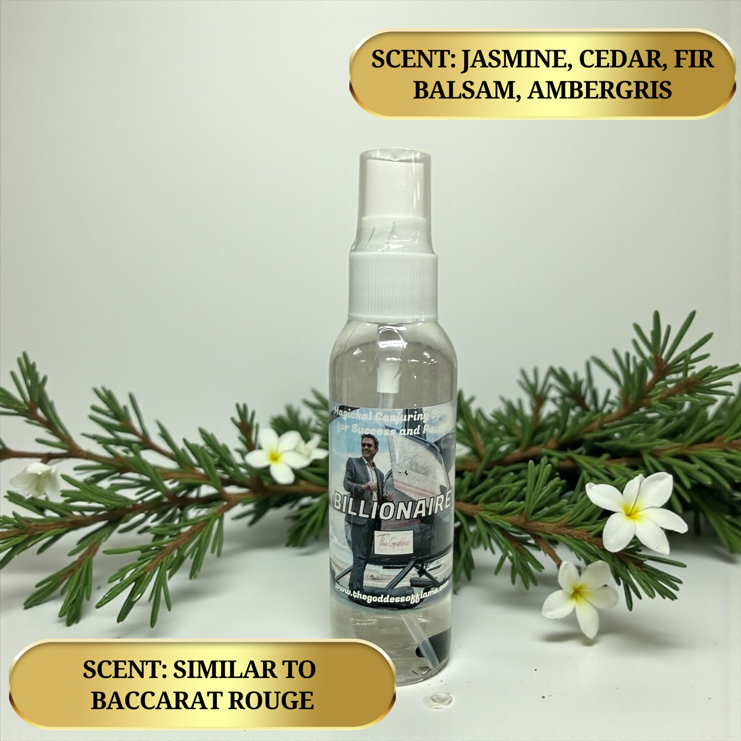 Billionaire Spray Product Close Up