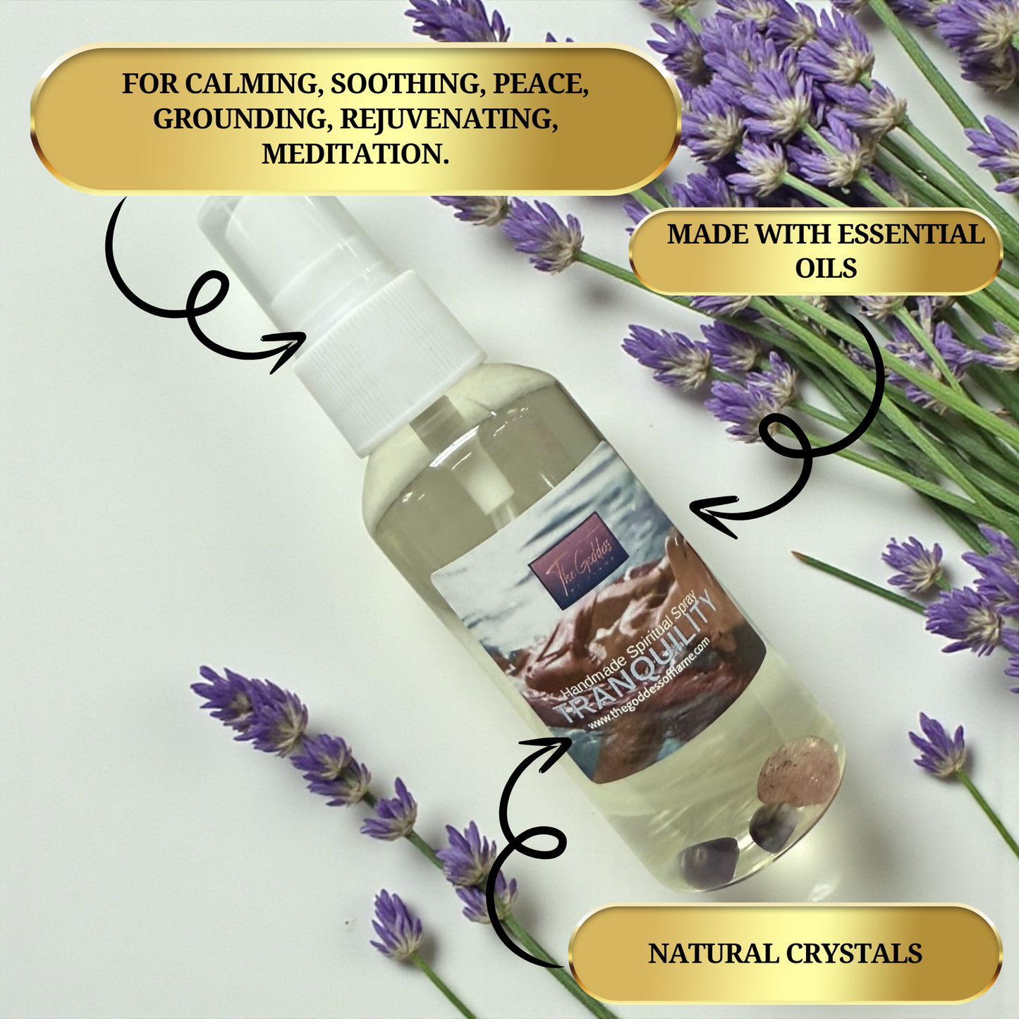 Tranquility Spray on Table Display