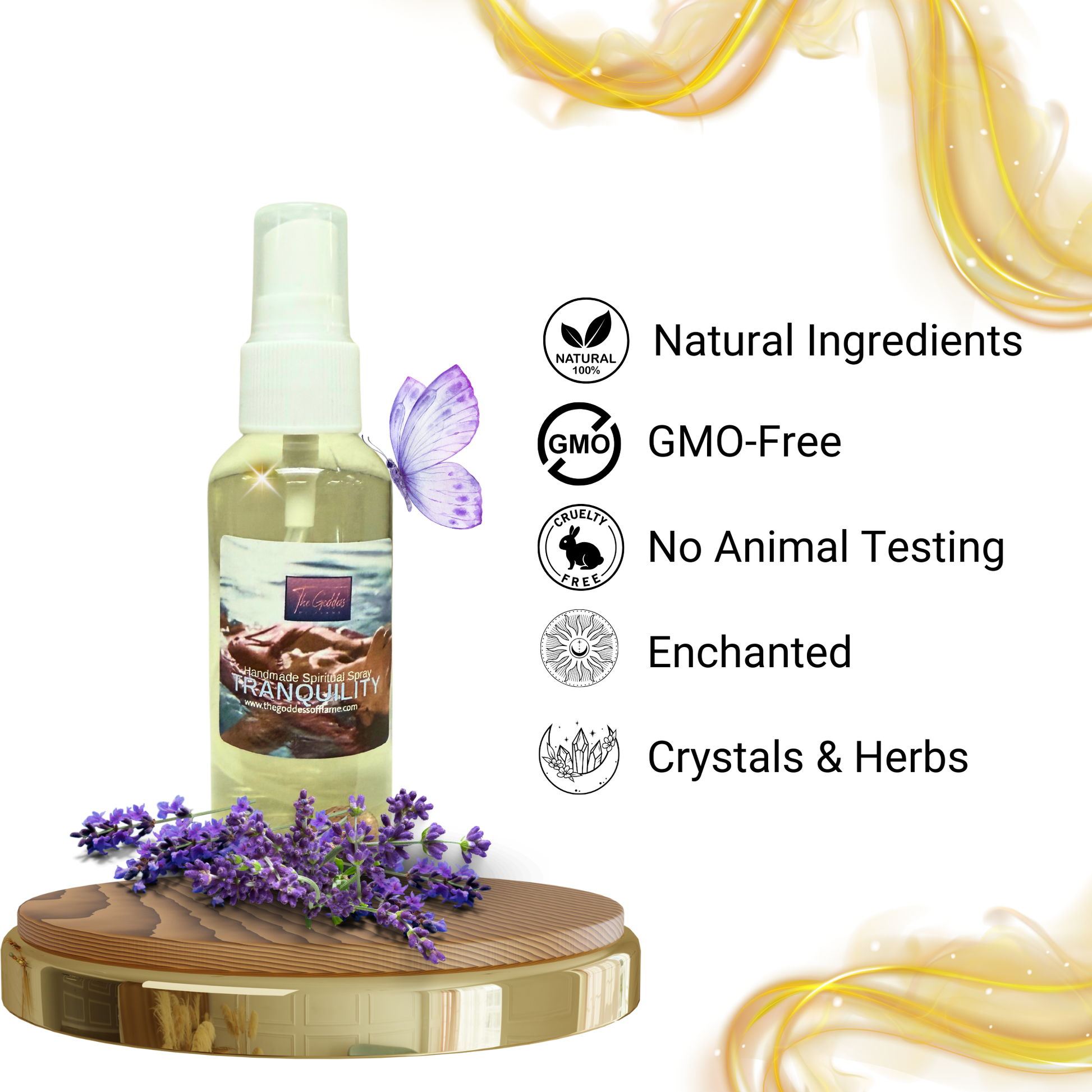 Tranquility Spray Product Close Up