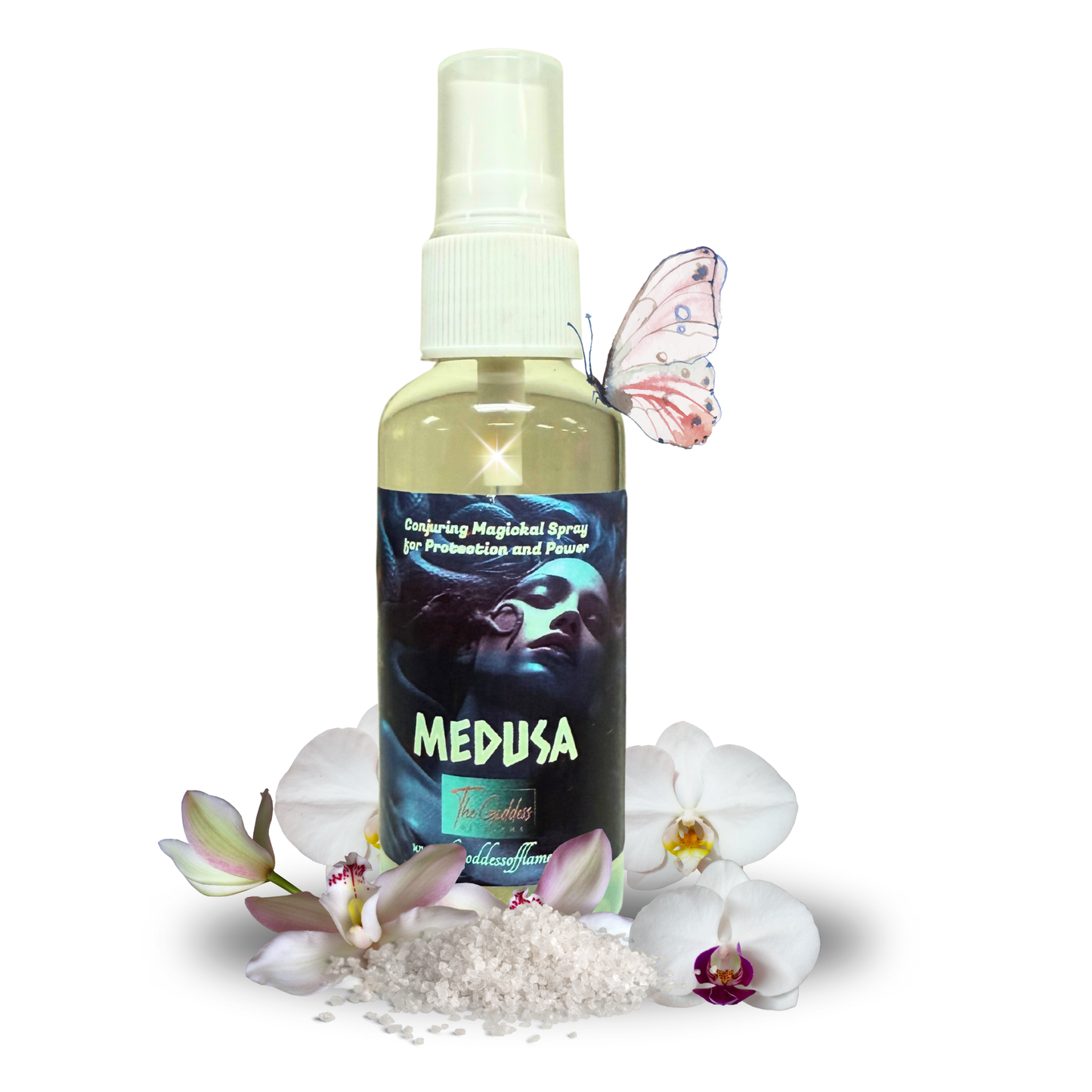 Medusa Spray Bottle Front Label