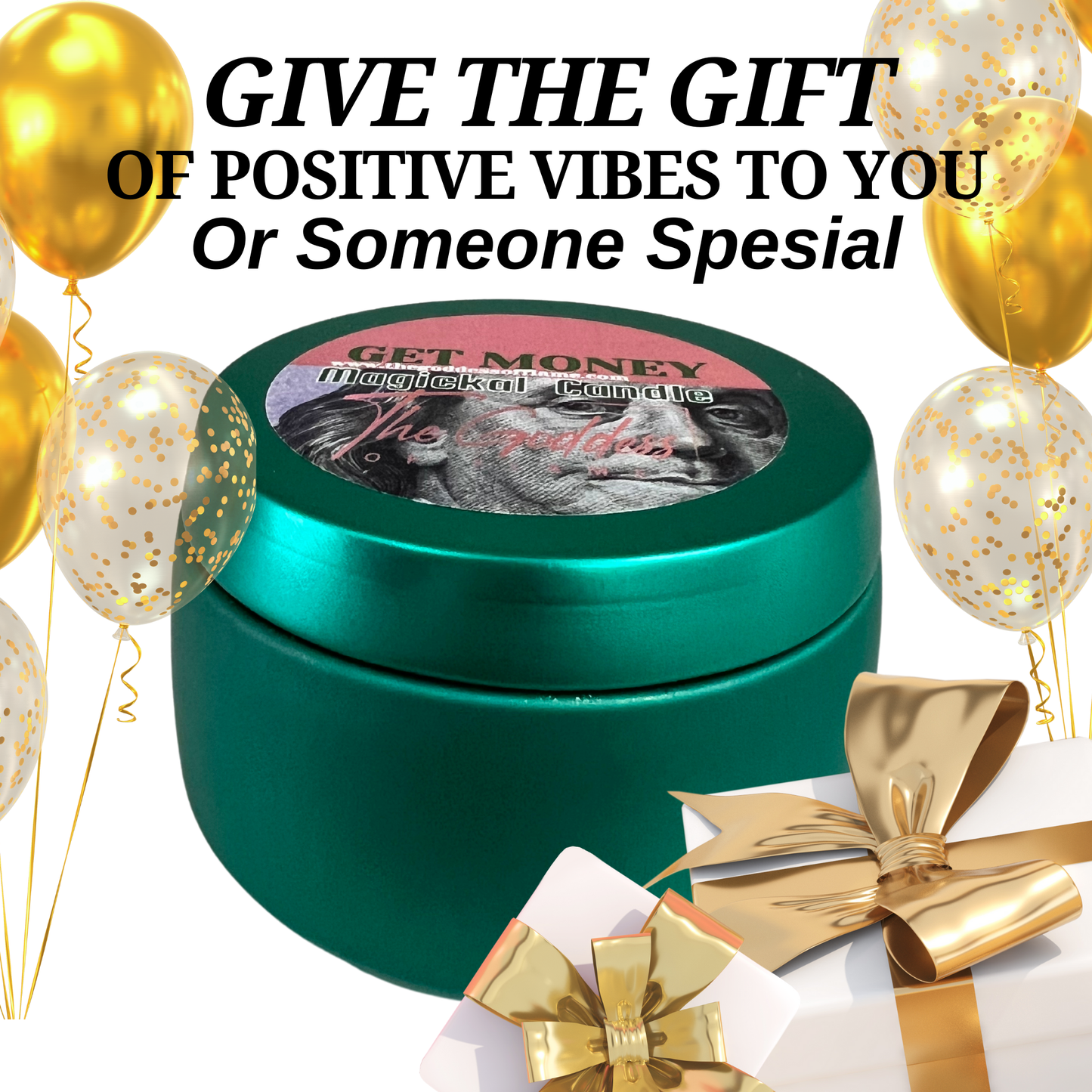 Get Money Spell Candle | Green Candle for Abundance, Wealth & Cash Flow Rituals