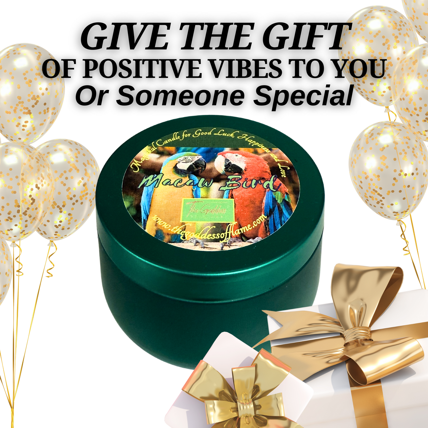 Macaw Bird Magic Candle
