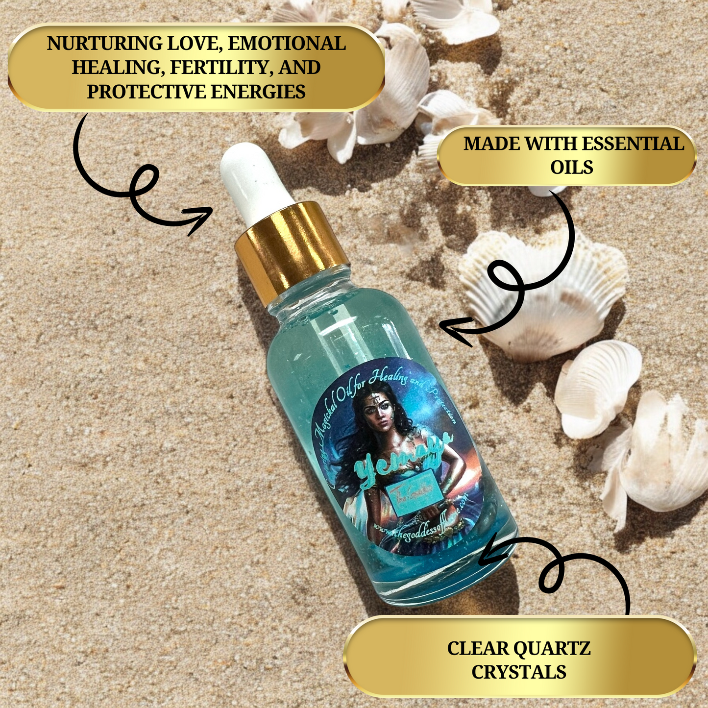 Yemaya Anointing Oil Dropper 30ml