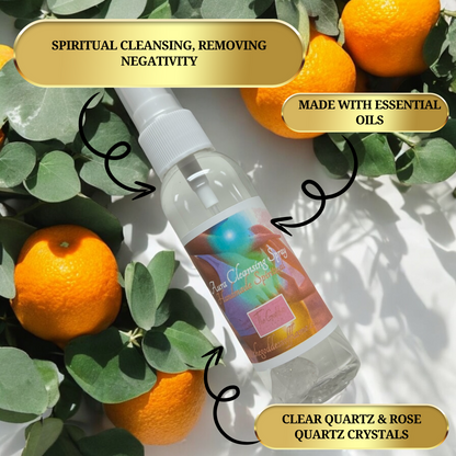 Aura Cleansing Spiritual Spray - Negativity, Purification & Psychic Protection
