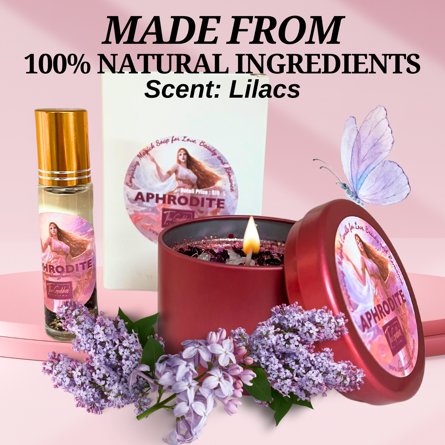 Aphrodite Spell Kit for Attracting Love, Beauty, Self-Love and Sensuality