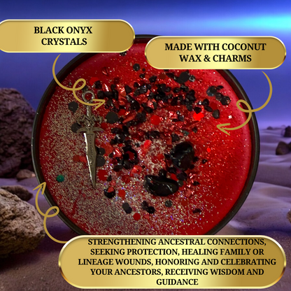 Ancestral Warriors Conjuring Magic Candle