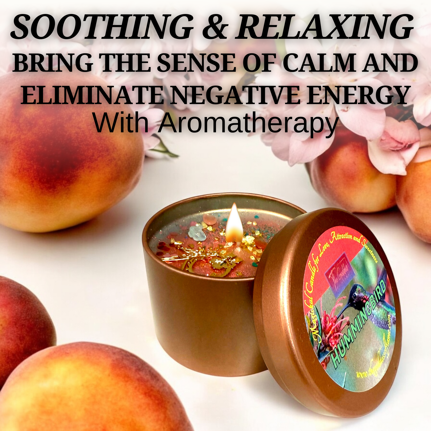 Hummingbird Spell Candle - Attracting Love, Joy and Happiness