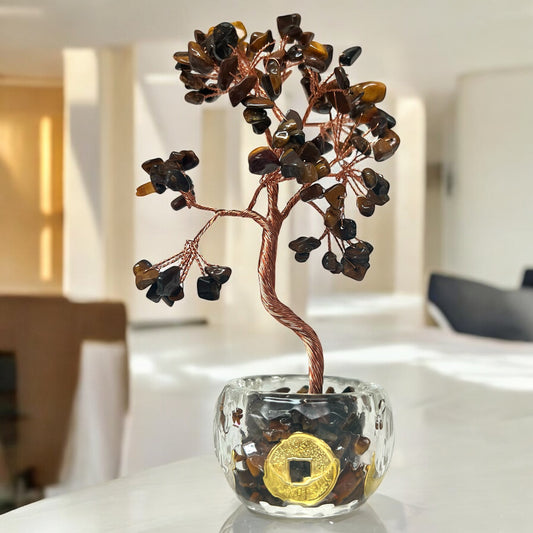 Crystal Tree Of Life Feng Shui Coin Base