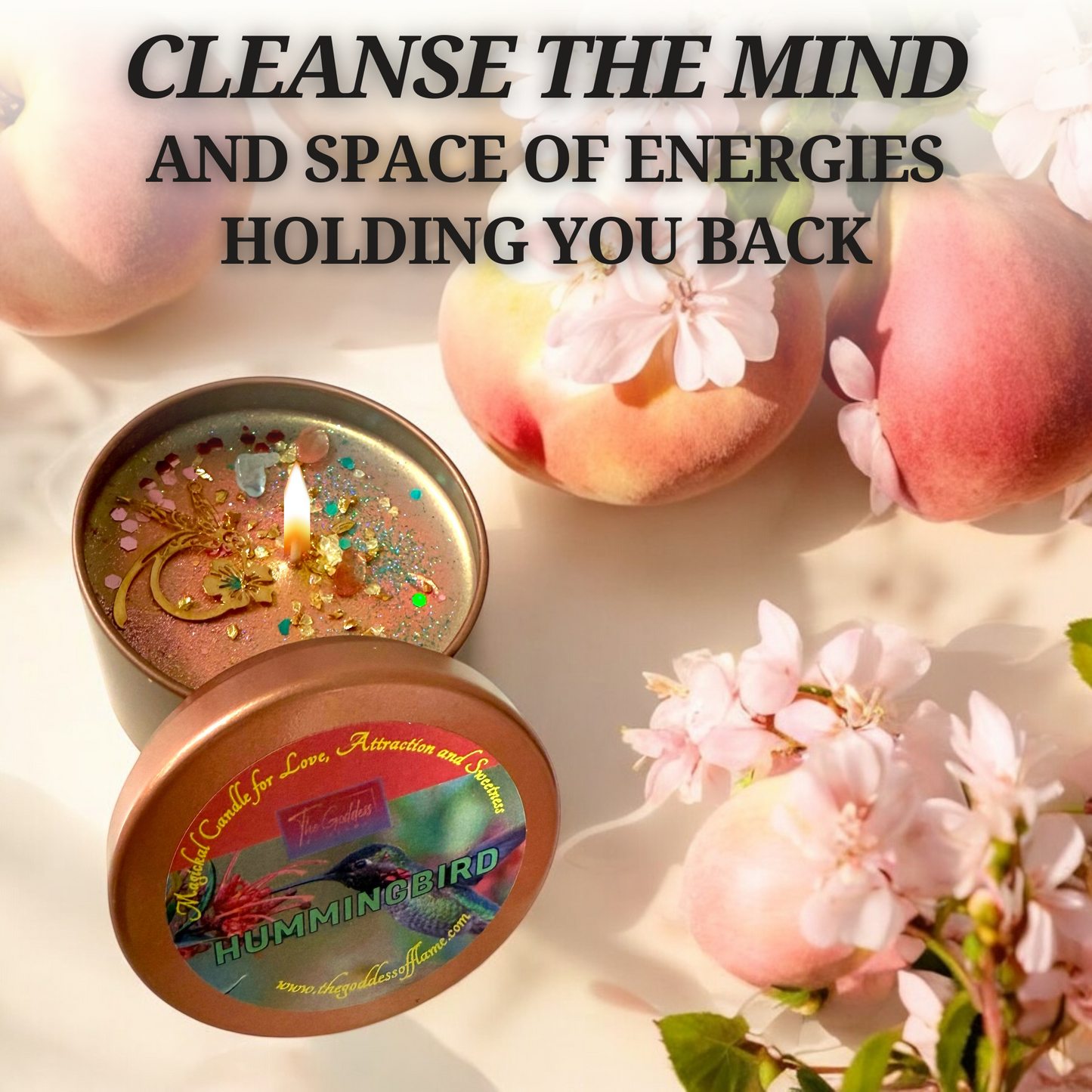 Hummingbird Spell Candle - Attracting Love, Joy and Happiness
