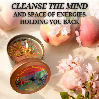 Hummingbird Spell Candle - Attracting Love, Joy and Happiness