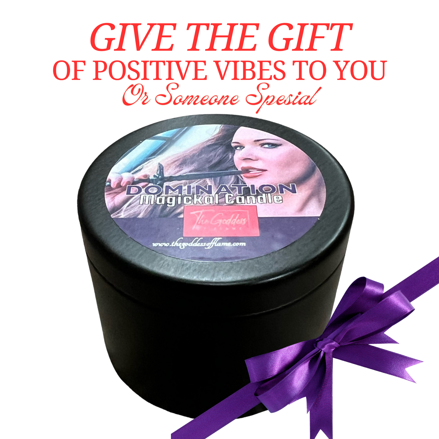 Domination Ritual Spell Candle