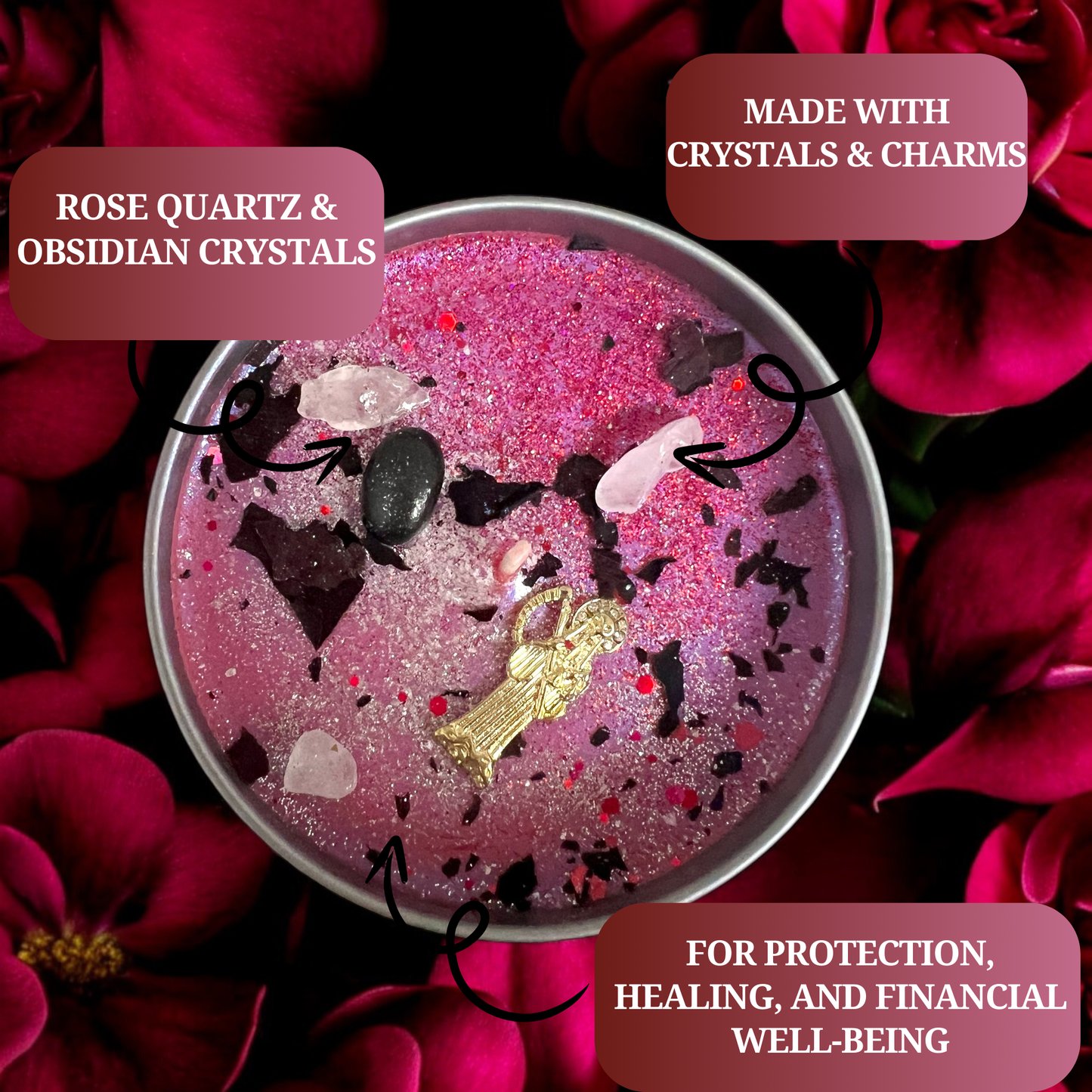 Lady of Death ( Santa Muerte) Offering Spell Candle