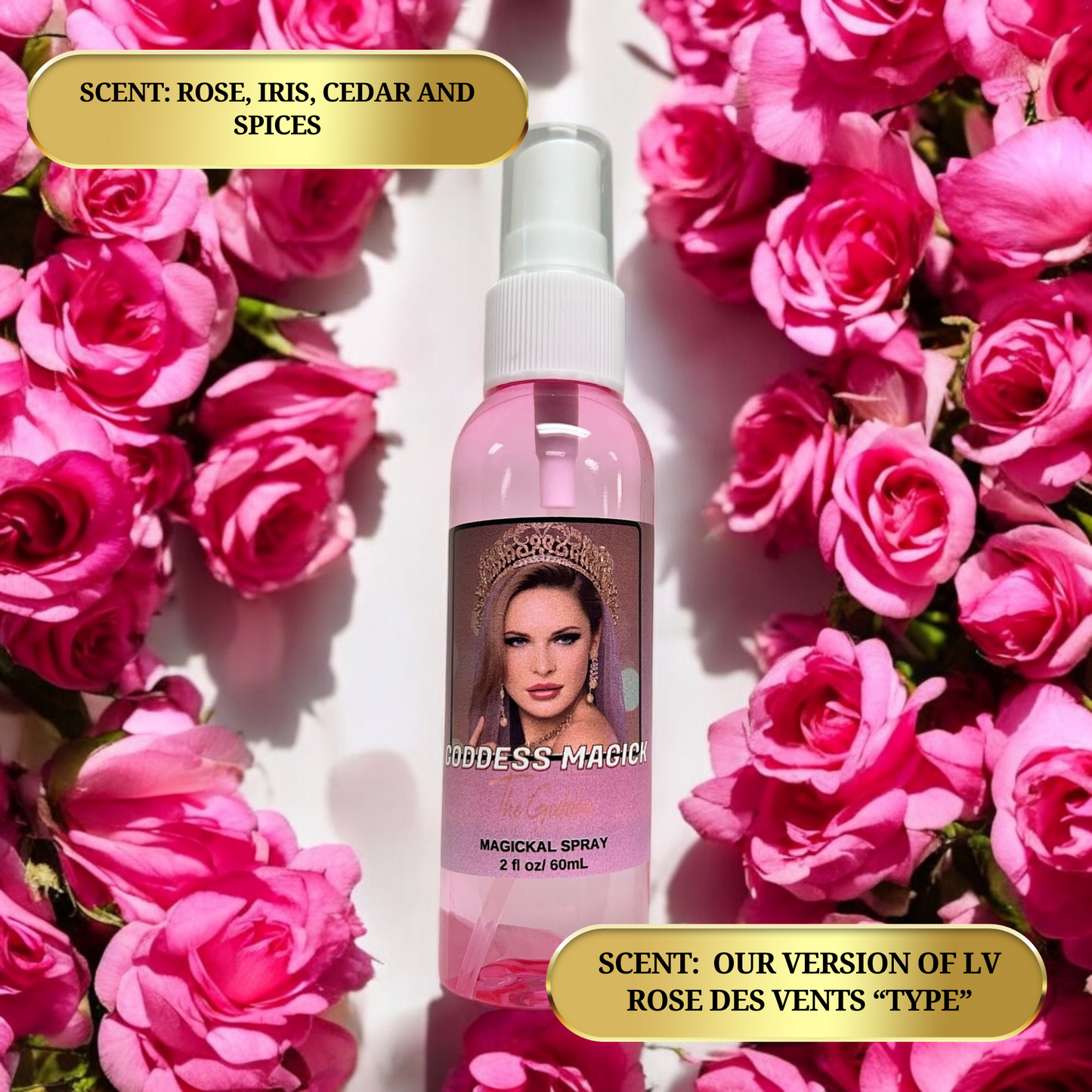 Goddess Magick Perfume Spray For Empowerment & Self Worth