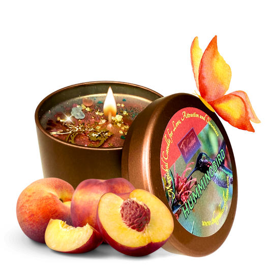 Hummingbird Spell Candle - Attracting Love, Joy and Happiness