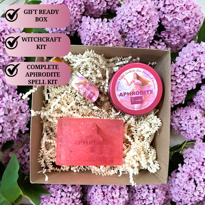 Aphrodite Spell Kit for Attracting Love, Beauty, Self-Love and Sensuality