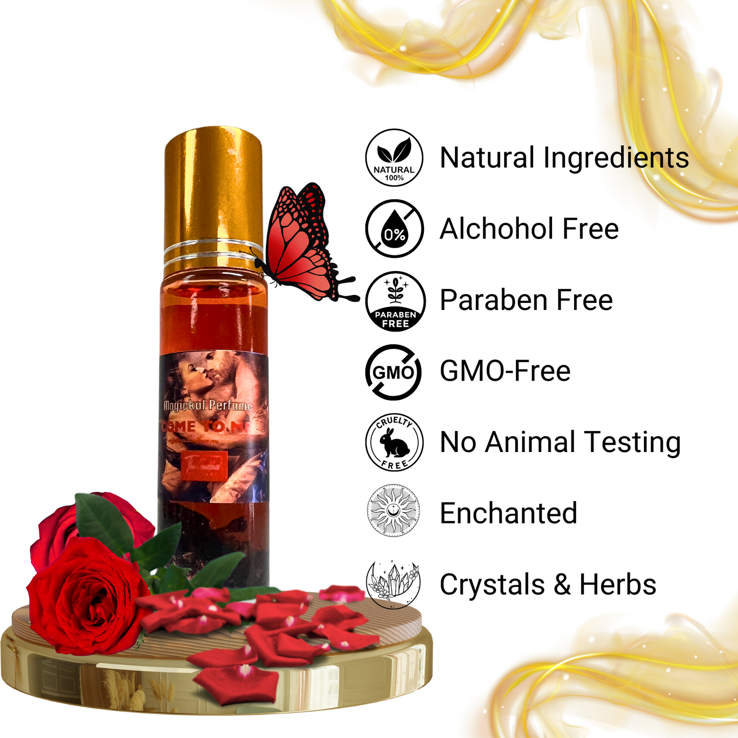 Come To Me Roll-On Pheromone Infused Essential Oil Perfume - Love Spell