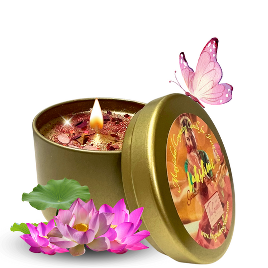 Lakshmi Goddess of Wealth Conjuring Magic Candle
