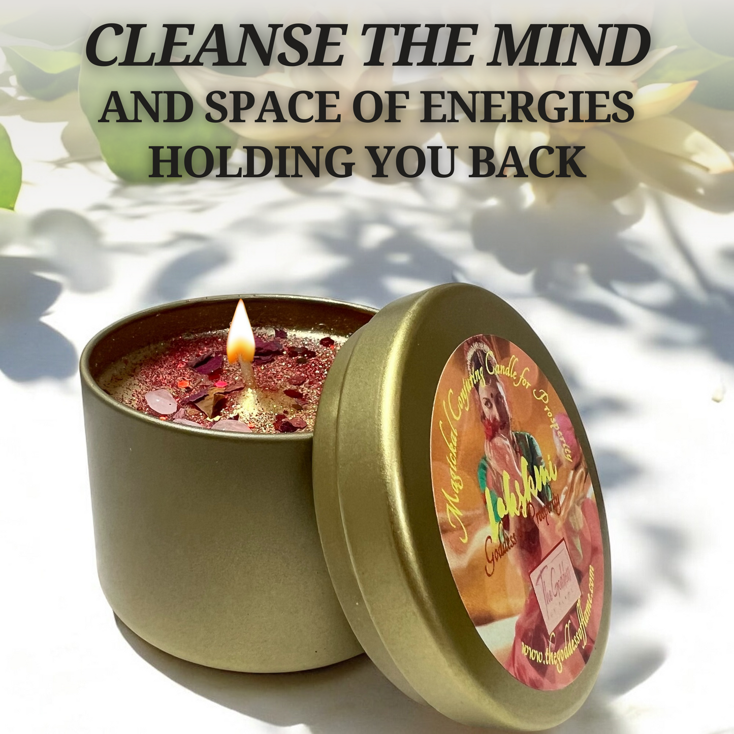 Lakshmi Goddess of Wealth Conjuring Magic Candle