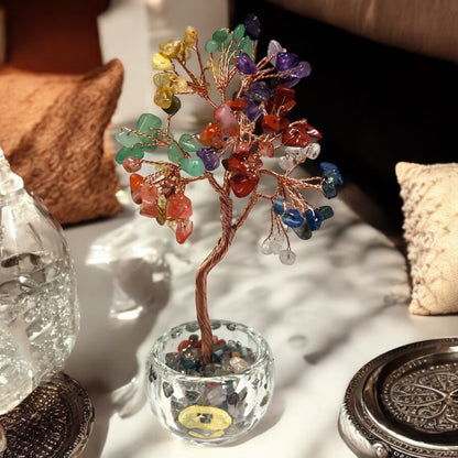 Crystal Tree Of Life Feng Shui Coin Base