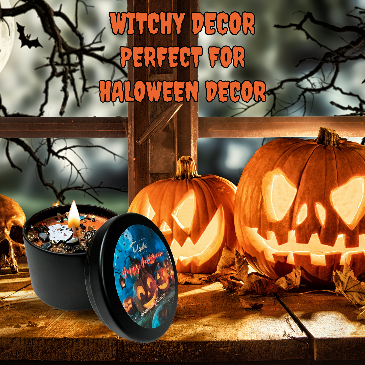 Halloween Candle | Pumpkin Spice Scented Candle| Spiritual Offering Candle