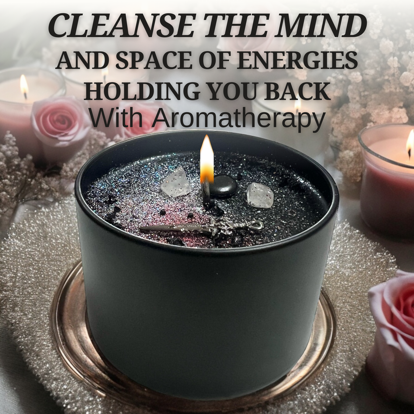 Destroy Everything Spiritual Candle to Cut Ties, Remove Hexes and Bad luck