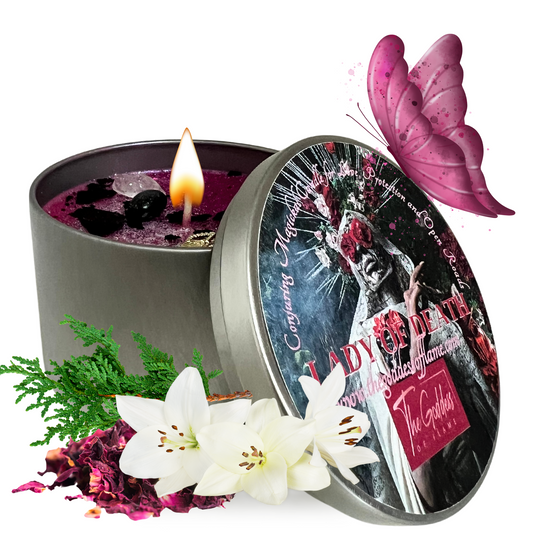 Lady of Death ( Santa Muerte) Offering Spell Candle