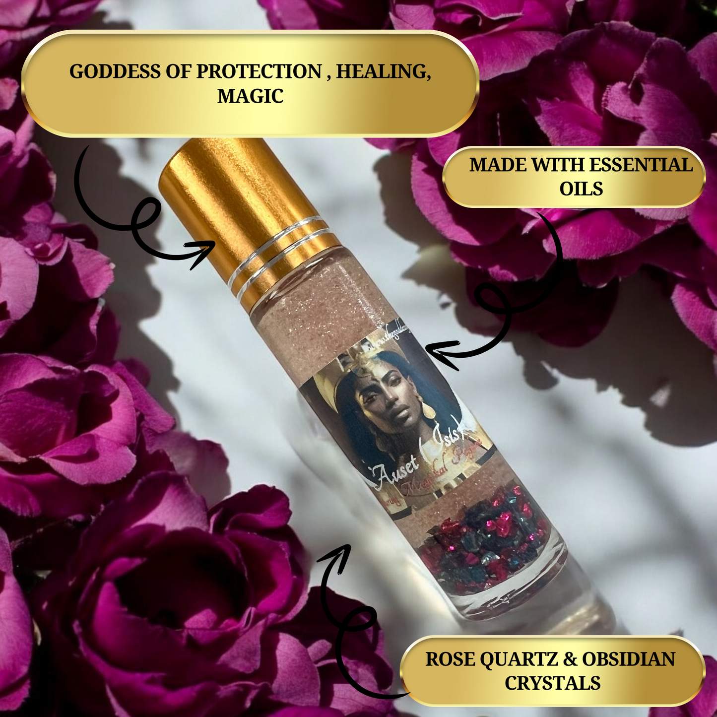 Auset ( Isis) Magic Conjuring Roll-On Perfume Oil