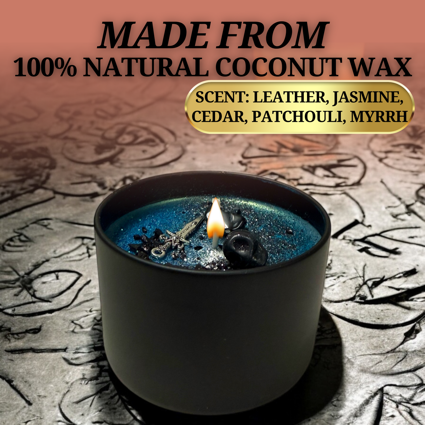 Cease And Desist Spell Candle - Protection, Removing Blockages and CutTies